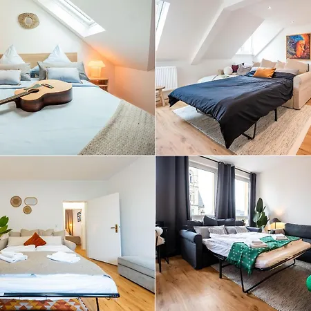 Appartement 3-floor Oasis In The Heart Of Koblenz, Sleeps 16 *
